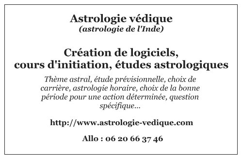Philippe GEORGES, astrologie védique